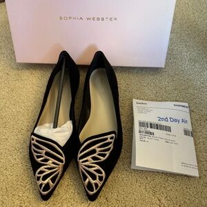 Sophia Webster butterfly flats women’s size 6.5